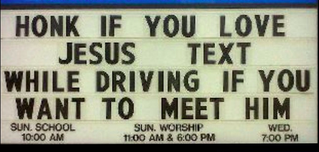 Honk If You Love Jesus