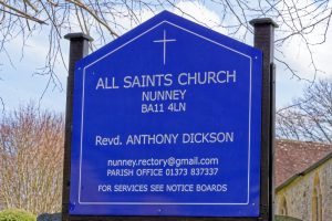 Post Mounted Church Sign